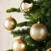 WeRChristmas Pale Gold Shatterproof Baubles, 9 Pack, 10 Cm^ Oversized Baubles|Shatterproof Baubles