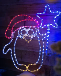 WeRChristmas Penguin Rope Light Silhouette, 50 Cm^ Christmas Characters
