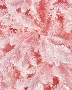 WeRChristmas Pink Sugar Snow Flocked Christmas Tree, 6 Ft^ Unlit Christmas Trees