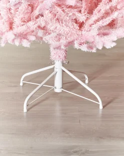 WeRChristmas Pink Sugar Snow Flocked Christmas Tree, 7 Ft^ Unlit Christmas Trees