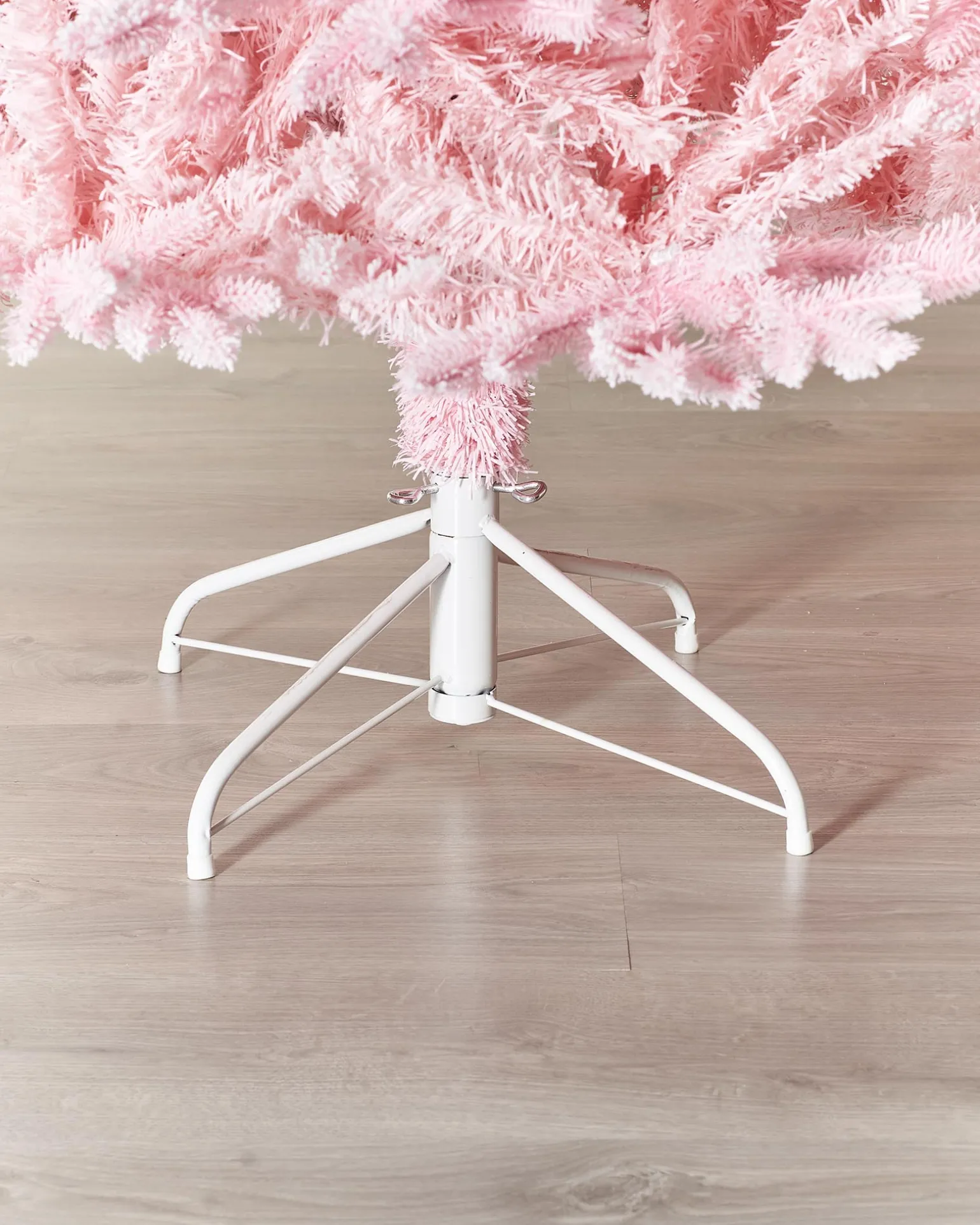 WeRChristmas Pink Sugar Snow Flocked Christmas Tree, 7 Ft^ Unlit Christmas Trees