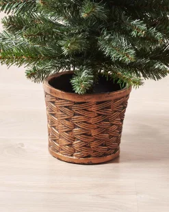 WeRChristmas Potted Craford Blue Pine Decorated Christmas Tree, 3 Ft^ Budget Christmas Trees|Potted Christmas Trees