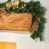 WeRChristmas Pre-Decorated Garland, Cream/Gold, 6 Ft^ Decorated Garlands