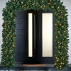 WeRChristmas Pre-Lit Arch Doorway Garland, 8 Ft^ Pre Lit Garlands