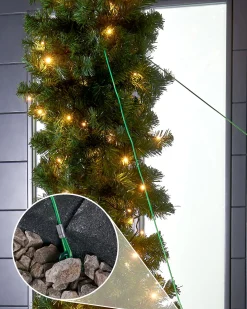 WeRChristmas Pre-Lit Arch Doorway Garland, 8 Ft^ Pre Lit Garlands