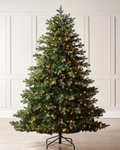 WeRChristmas Pre-Lit Balsam Fir Christmas Tree, 8 Ft^ Premium Christmas Trees|Pre Lit Christmas Trees