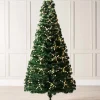 WeRChristmas Pre-Lit Berry Cluster Fibre Optic Christmas Tree, 7 Ft^ Fibre Optic Christmas Trees|Pre Lit Christmas Trees