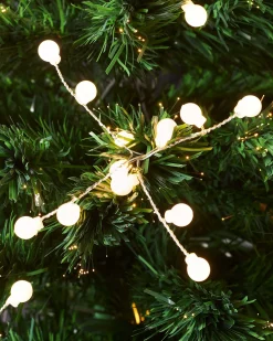 WeRChristmas Pre-Lit Berry Cluster Fibre Optic Christmas Tree, 7 Ft^ Fibre Optic Christmas Trees|Pre Lit Christmas Trees