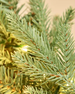 WeRChristmas Pre-Lit Blue Mixed Pine Garland, 9 Ft^ Pre Lit Garlands