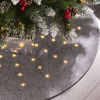 WeRChristmas Pre-Lit Christmas Tree Mat, Grey, 98 Cm^ Skirts & Collars