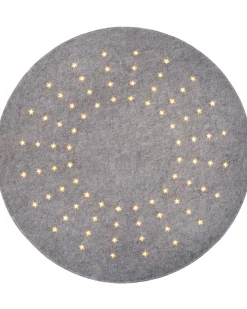 WeRChristmas Pre-Lit Christmas Tree Mat, Grey, 98 Cm^ Skirts & Collars