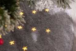 WeRChristmas Pre-Lit Christmas Tree Mat, Grey, 98 Cm^ Skirts & Collars