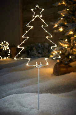 WeRChristmas Pre-Lit Christmas Tree Pathway Stake Light, 60 Cm^ Pathway Lights