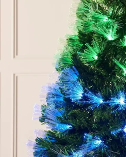WeRChristmas Pre-Lit Colour Changing Fibre Optic Christmas Tree, 6 Ft^ Budget Christmas Trees|Fibre Optic Christmas Trees