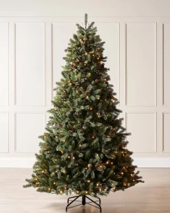 WeRChristmas Pre-Lit Craford Pine Christmas Tree, 5 Ft^ Premium Christmas Trees|Budget Christmas Trees