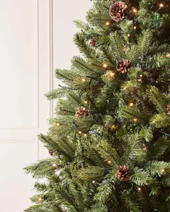 WeRChristmas Pre-Lit Craford Pine Christmas Tree, 8 Ft^ Pre Lit Christmas Trees|Premium Christmas Trees