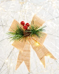WeRChristmas Pre-Lit 2D Metal Star, Silver, 60 Cm^ Table Decorations