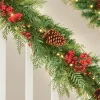 WeRChristmas Pre-Lit Decorated Garland, Pinecones & Berries, 9 Ft^ Decorated Garlands|Pre Lit Garlands