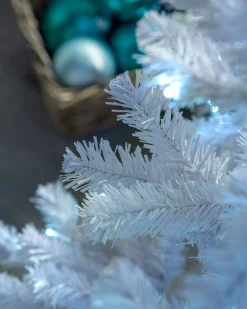WeRChristmas Pre-Lit Deluxe White Pine Multi-Function Christmas Tree, 9 Ft^ Premium Christmas Trees|Pre Lit Christmas Trees