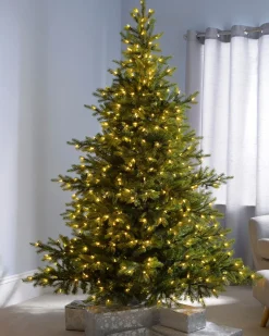 WeRChristmas Pre-Lit Empress Pine Multi-Function Christmas Tree, 6 Ft^ Pre Lit Christmas Trees