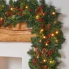 WeRChristmas Pre-Lit Extra Thick Garland, 9 Ft^ Decorated Garlands|Pre Lit Garlands