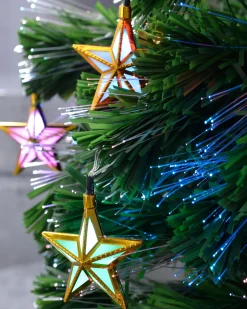 WeRChristmas Pre-Lit Fibre Optic Christmas Tree With Tree Topper, 5 Ft^ Budget Christmas Trees|Fibre Optic Christmas Trees