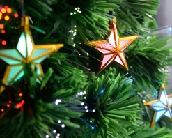 WeRChristmas Pre-Lit Fibre Optic Christmas Tree With Tree Topper, 7 Ft^ Budget Christmas Trees|Fibre Optic Christmas Trees