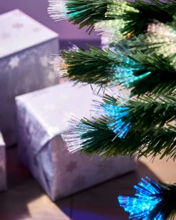 WeRChristmas Pre-Lit Fibre Optic Christmas Tree With Tree Topper, 7 Ft^ Budget Christmas Trees|Fibre Optic Christmas Trees