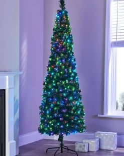WeRChristmas Pre-Lit Fibre Optic Multi-Colour Christmas Tree, 5 Ft^ Budget Christmas Trees|Fibre Optic Christmas Trees