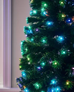 WeRChristmas Pre-Lit Fibre Optic Multi-Colour Christmas Tree, 5 Ft^ Budget Christmas Trees|Fibre Optic Christmas Trees