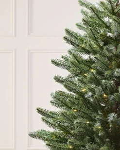 WeRChristmas Pre-Lit Frosted Potted Christmas Tree, 3.5 Ft^ Budget Christmas Trees|Potted Christmas Trees