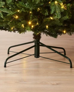 WeRChristmas Pre-Lit Grand Nordmann Fir Christmas Tree, 7 Ft^ Pre Lit Christmas Trees