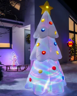 WeRChristmas Pre-Lit Inflatable Animated Christmas Tree, 6 Ft^ Inflatables