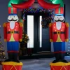 WeRChristmas Pre-Lit Inflatable Nutcracker Arch, 8 Ft^ Inflatables