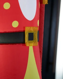 WeRChristmas Pre-Lit Inflatable Nutcracker Arch, 8 Ft^ Inflatables