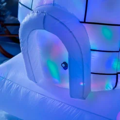 WeRChristmas Pre-Lit Inflatable Penguin Family And Igloo, 5 Ft^ Inflatables