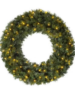 WeRChristmas Pre-Lit Majestic Wreath, 1 M^ Extra Large Wreaths|Plain Wreaths