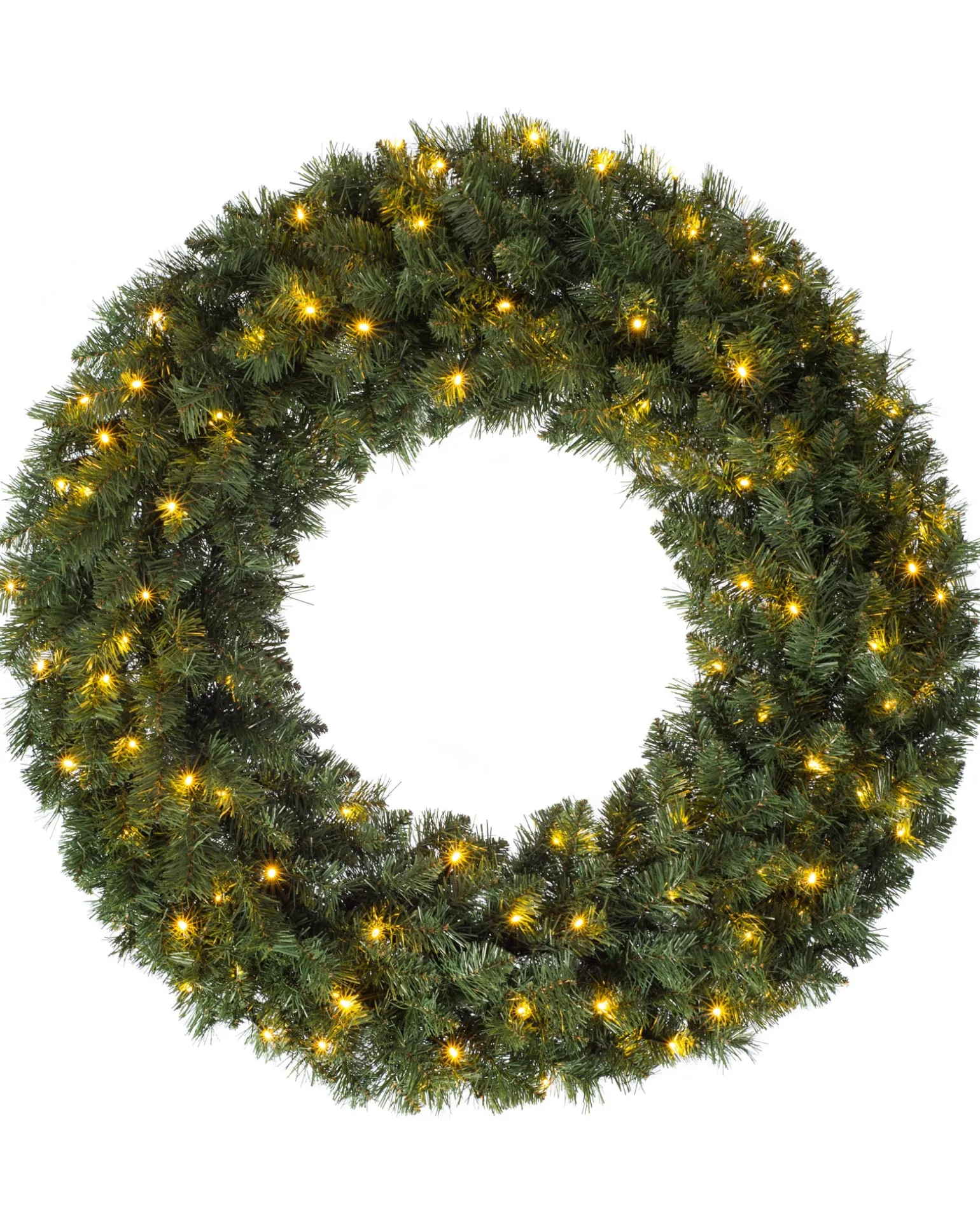 WeRChristmas Pre-Lit Majestic Wreath, 1 M^ Extra Large Wreaths|Plain Wreaths