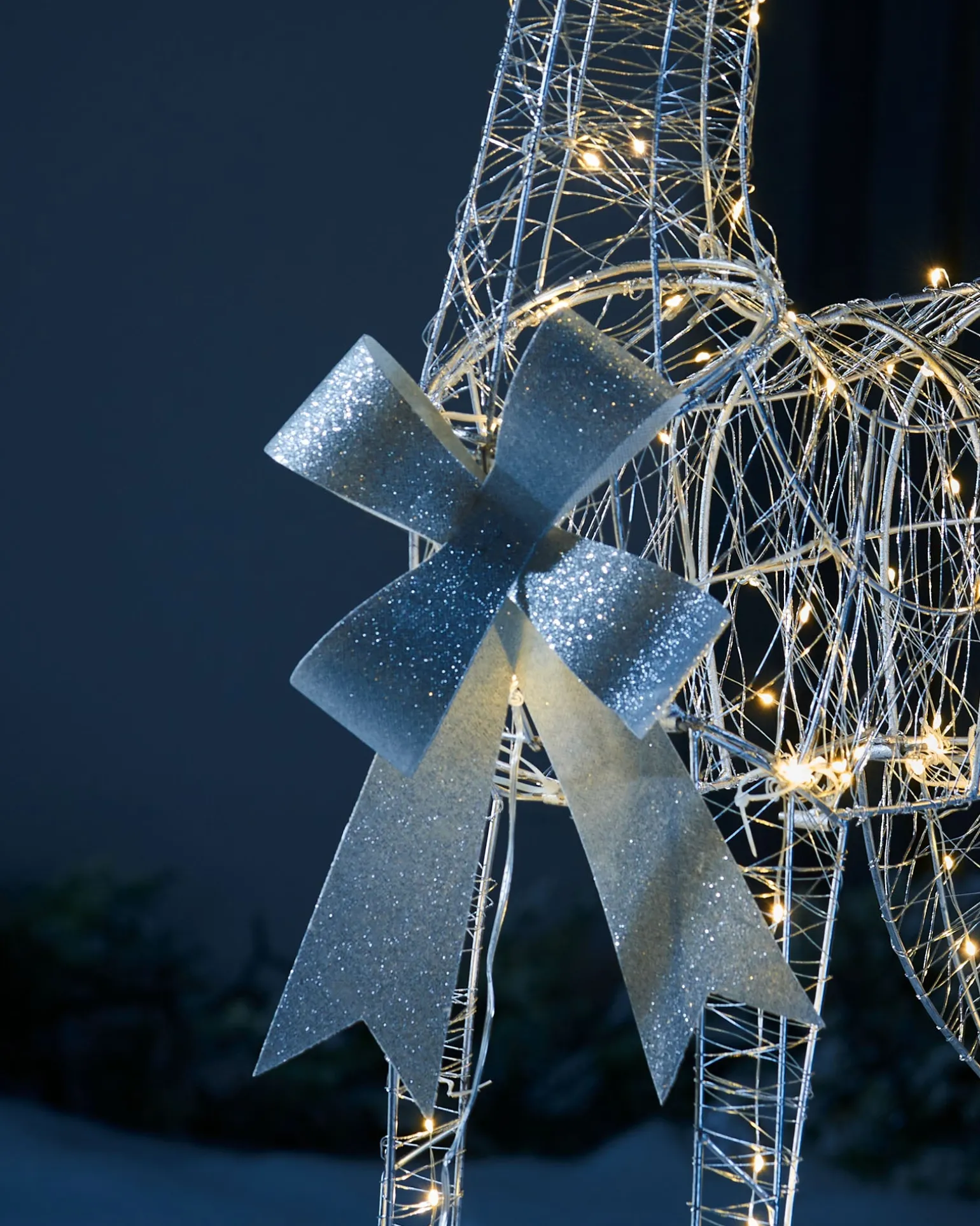 WeRChristmas Pre-Lit Micro LED Reindeer Family Silhouette, 135 Cm^ Outdoor Lighted Reindeer