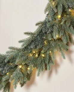 WeRChristmas Pre-Lit Mixed Pine Blue Wreath, 1 M^ Extra Large Wreaths|Pre Lit Wreaths