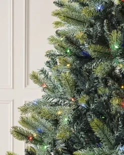 WeRChristmas Pre-Lit Mixed Pine Dual Christmas Tree, 6 Ft^ Pre Lit Christmas Trees