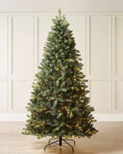 WeRChristmas Pre-Lit Mixed Pine Dual Christmas Tree, 7 Ft^ Pre Lit Christmas Trees