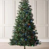 WeRChristmas Pre-Lit Mixed Pine Natural Bark Christmas Tree, 8 Ft^ Pre Lit Christmas Trees