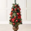 WeRChristmas Pre-Lit Potted Christmas Tree, 4 Ft^ Budget Christmas Trees|Potted Christmas Trees