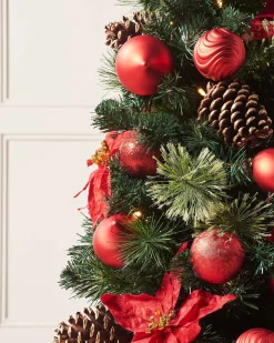WeRChristmas Pre-Lit Potted Christmas Tree, 4 Ft^ Budget Christmas Trees|Potted Christmas Trees