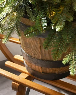 WeRChristmas Pre-Lit Potted Pine Christmas Tree, 4 Ft^ Budget Christmas Trees|Potted Christmas Trees