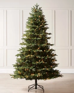 WeRChristmas Pre-Lit Royal Fir Multi-Function Christmas Tree, 8 Ft^ Premium Christmas Trees|Pre Lit Christmas Trees