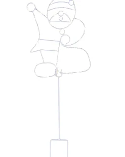 WeRChristmas Pre-Lit Santa Pathway Stake Light, 60 Cm^ Christmas Characters|Pathway Lights