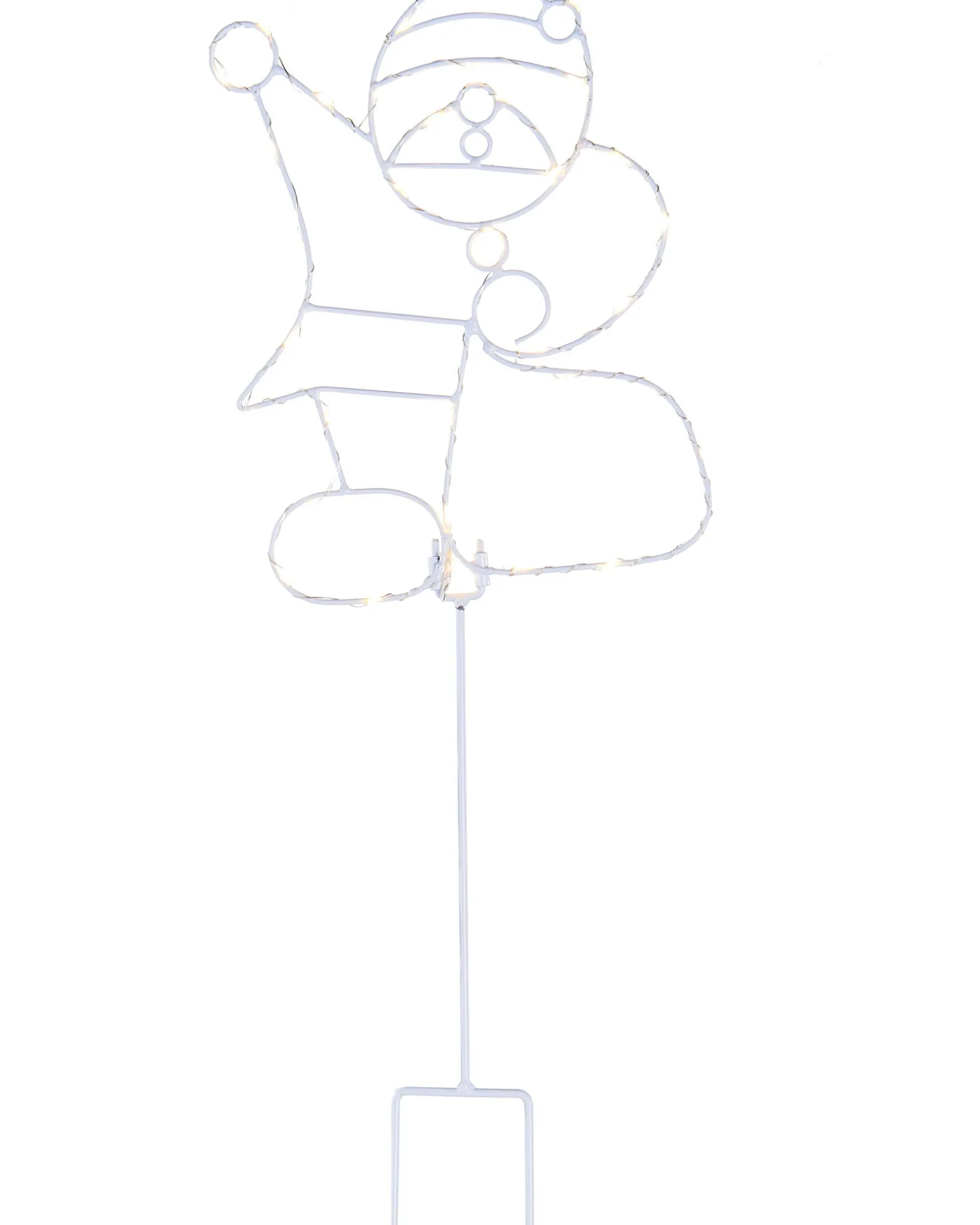 WeRChristmas Pre-Lit Santa Pathway Stake Light, 60 Cm^ Christmas Characters|Pathway Lights