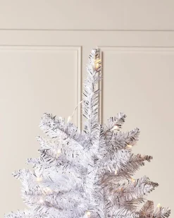 WeRChristmas Pre-Lit Shimmering Christmas Tree, 7 Ft^ Pre Lit Christmas Trees